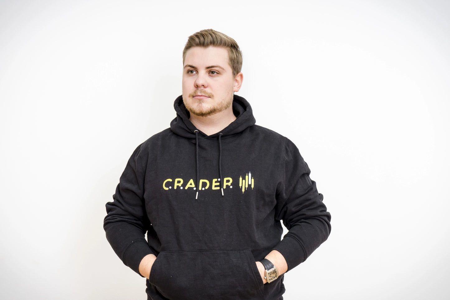 Schwarzer Crader Hoodie