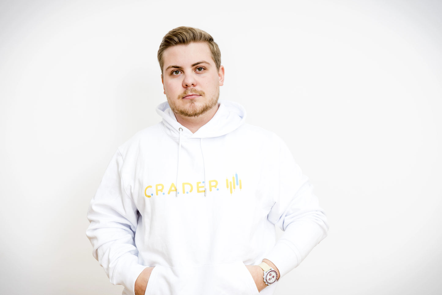 Weißer Crader Hoodie