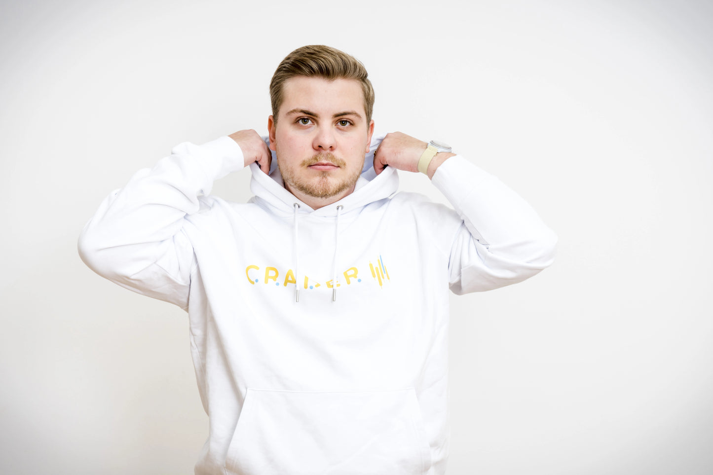 Weißer Crader Hoodie
