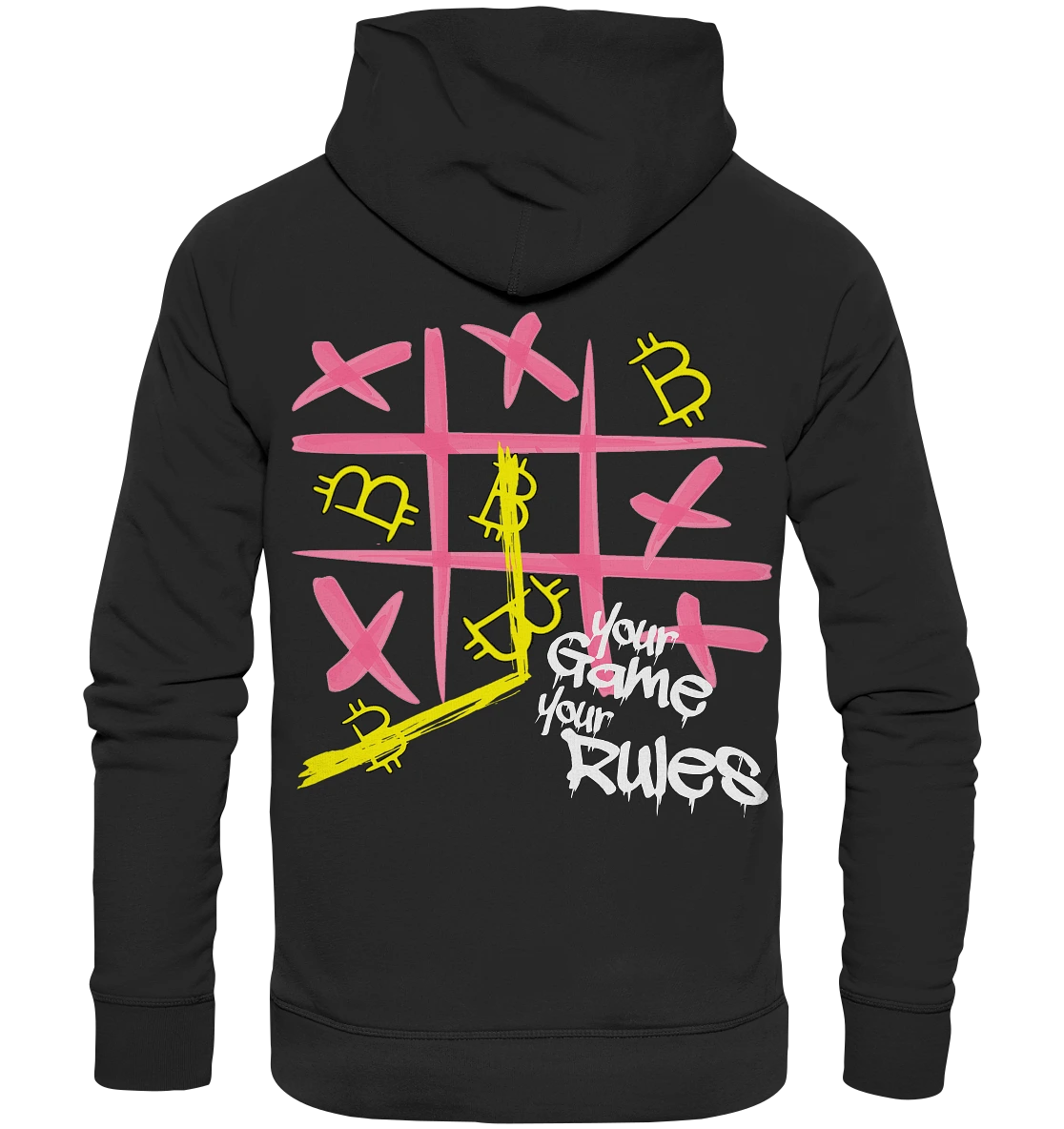 Own Rules Bright Organic Hoodie Back