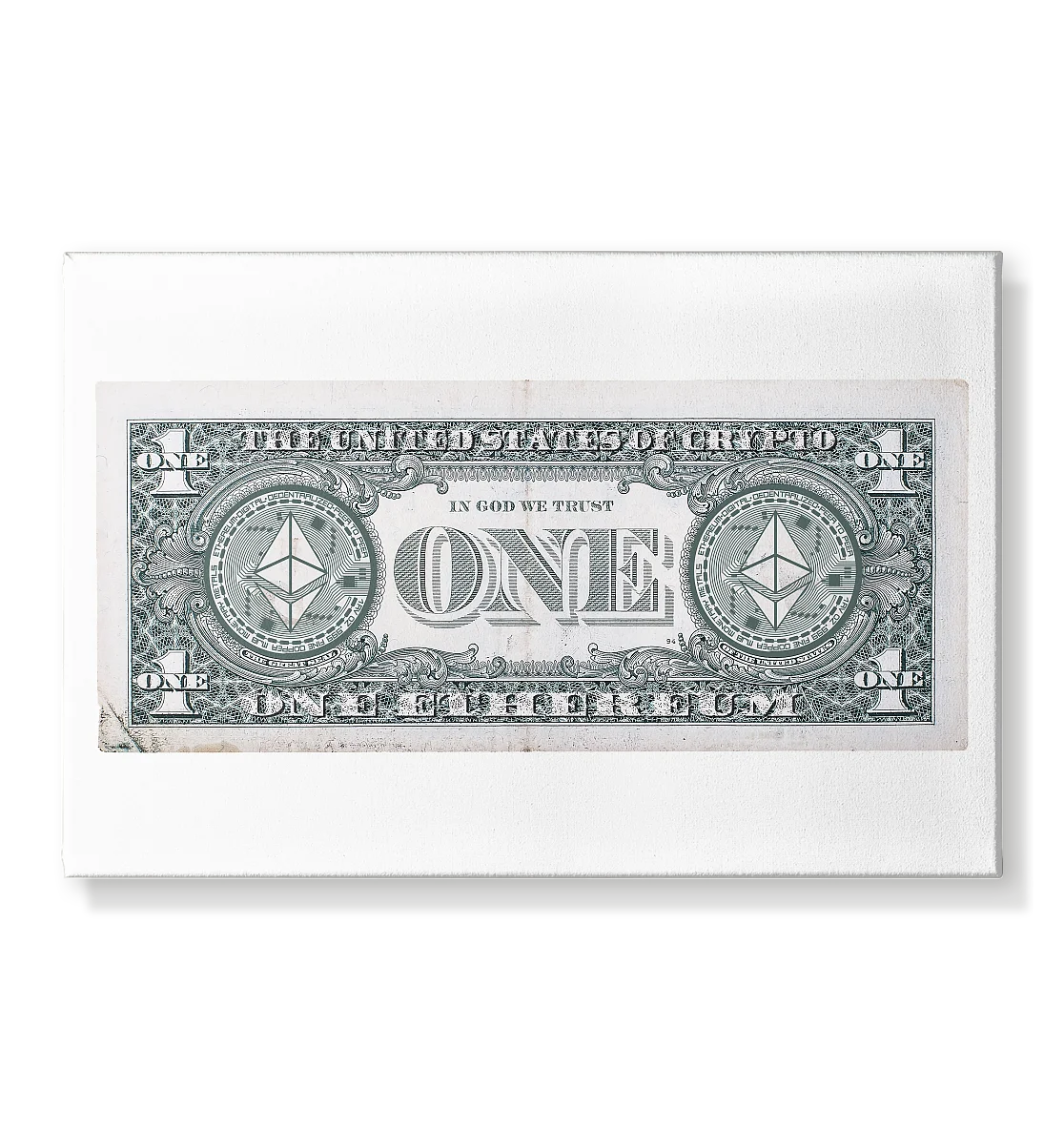 United States of Crypto Design - Crypto-themed Wall Art with Ethereum