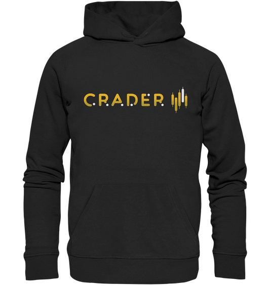 CRADER Black Hoodie - Fashion-Forward Crypto Apparel in Black