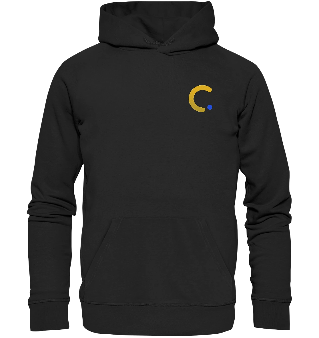 CRADER Logo Black Hoodie - Fashion-Forward Crypto Apparel in Black