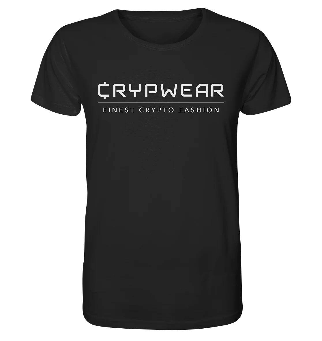 Bright CrypWear Logo Black T-Shirt - Signature Crypto Style in Black