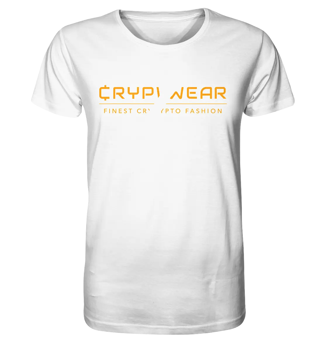 CrypWear Logo White Halving T-Shirt - Signature Crypto Style in White