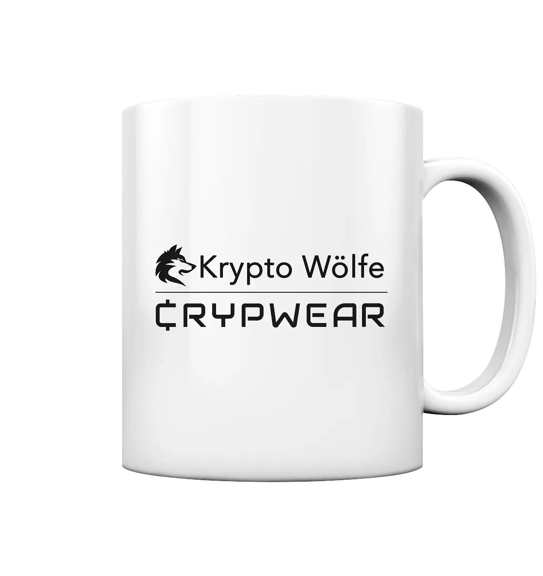 Kryptowoelfe CrypWear Logo Mug - Stylish Crypto Dishes