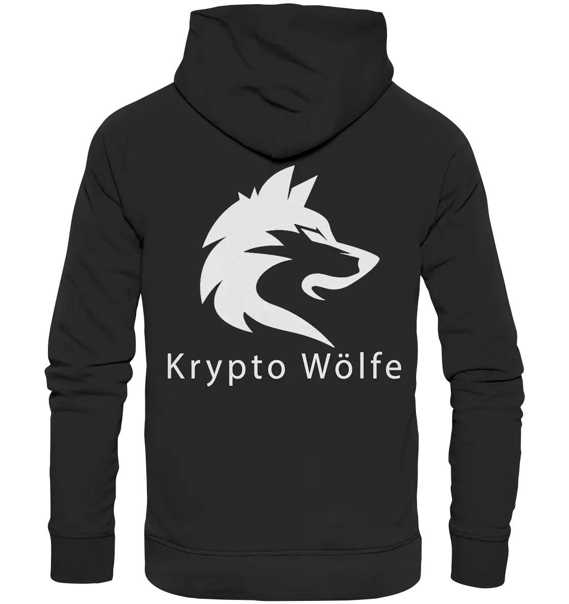 Bright Talk Crypto to Me Black Hoodie Back- Fashion-Forward Crypto Apparel in Black